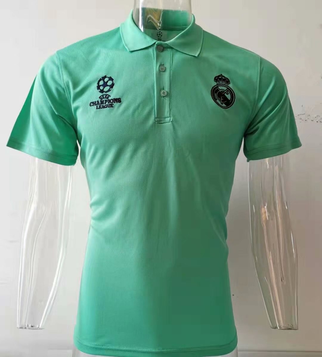 Camiseta Polo Real Madrid Champions 2019-2020 vert